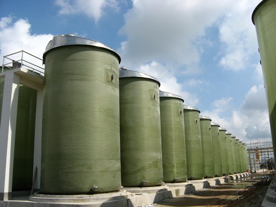 硫酸玻璃鋼儲罐